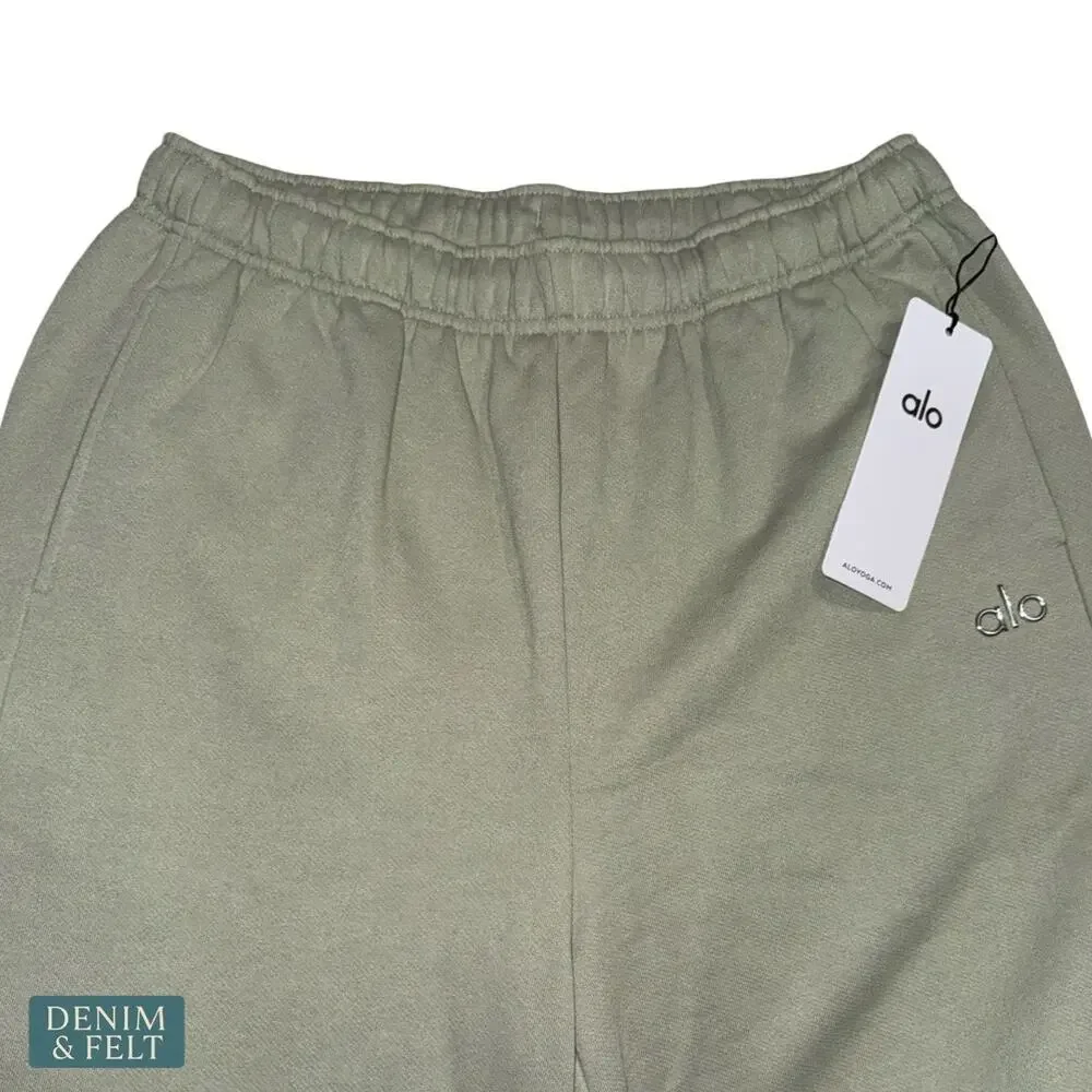 Alo Yoga Accolade Sweatpants Limestone‎ Relaxed Fit Premium Fleece Lounge Jogger